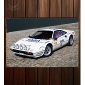 Металлическая табличка Ferrari 308 GTB Group 4 Michelotto